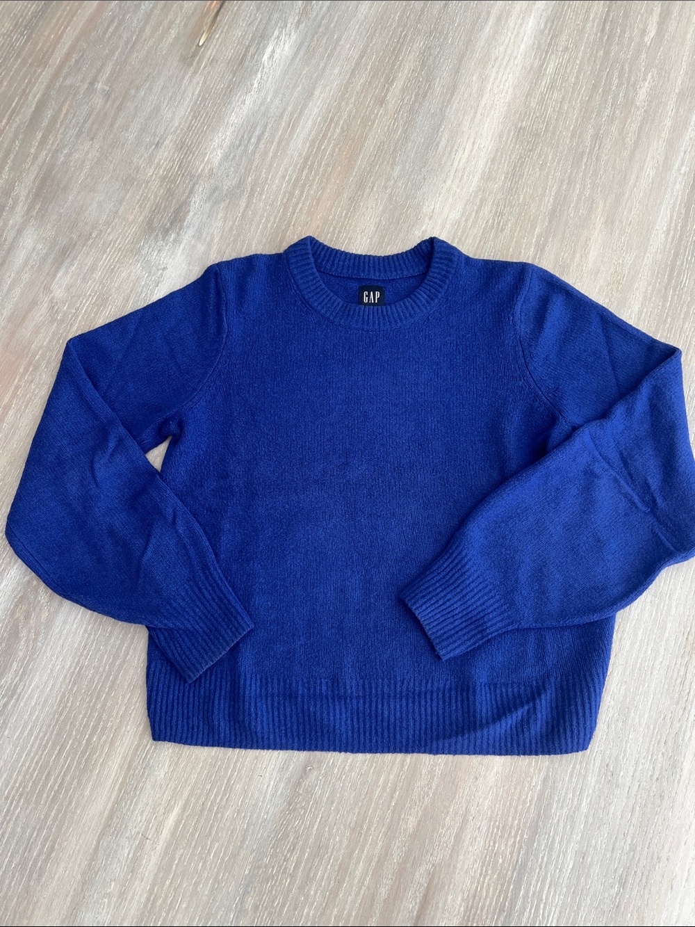 GAP Classic Crewneck Sweater in Royal Blue